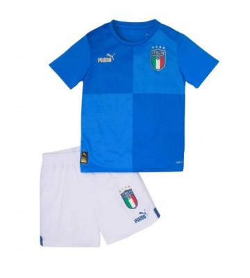 Italien Replika Babytøj Hjemmebanesæt Børn 2022 Kortærmet (+ Korte bukser)